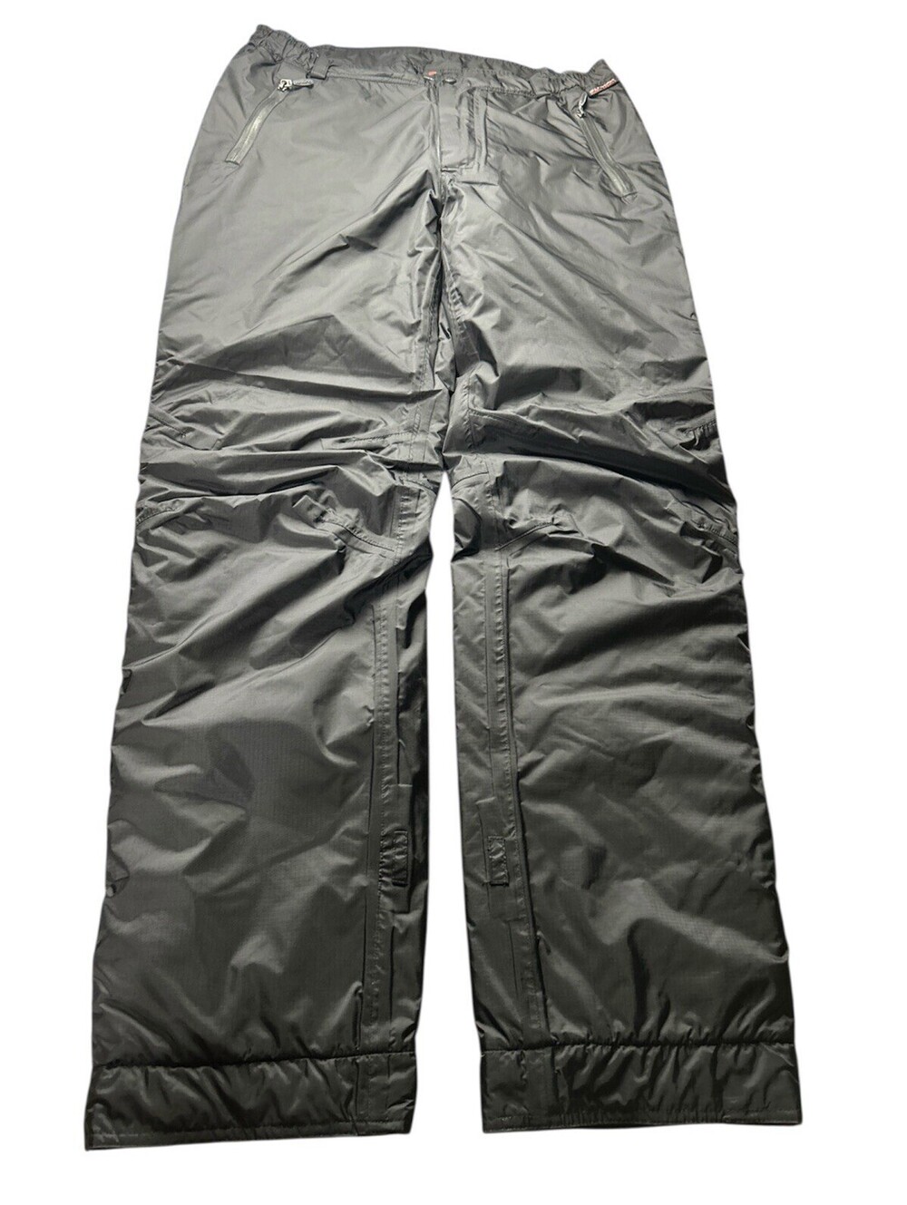 Olympia Moto Sports Mens Motorcycle Nylon Pants 36 Black zipper on both sides